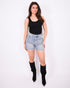 Liva Vintage washed stretch short