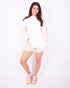 Lace short beige