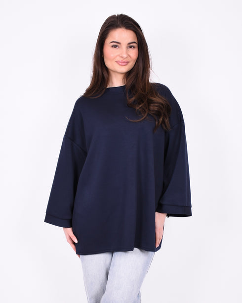 basic oversized t-shirt navy
