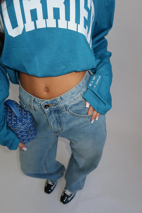 Priority worrior longsleeve turqoise
