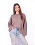 Oversized t-shirt taupe