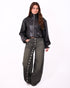 puffy leather jacket