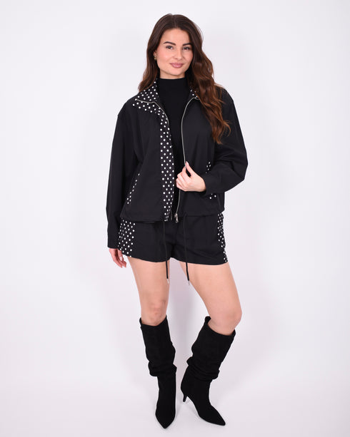Polkadot set black