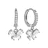 Diamond butterfly earrings