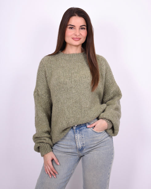 Kiki sweater army green
