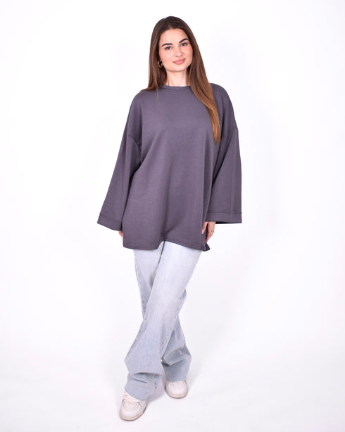 Oversized t-shirt dark grey