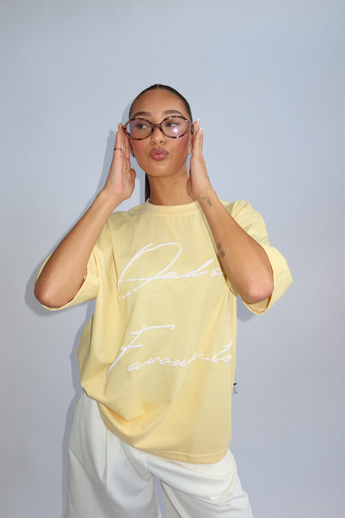 Priority ‘favorites’ t-shirt yellow