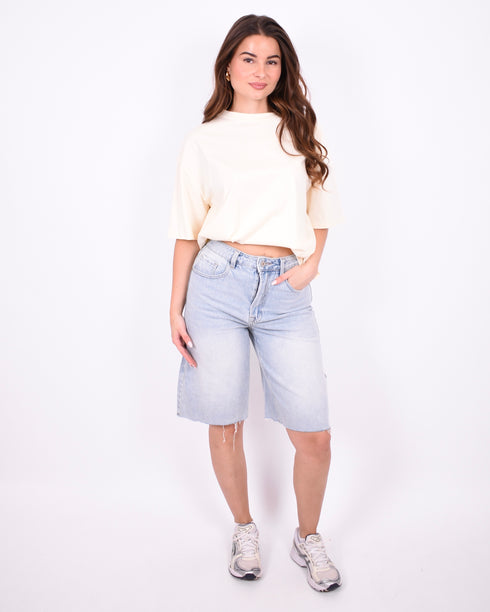 Stretch jort blue