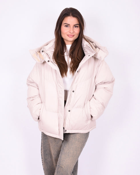 Puffer coat crème