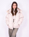 Puffer coat crème