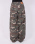camo button jeans