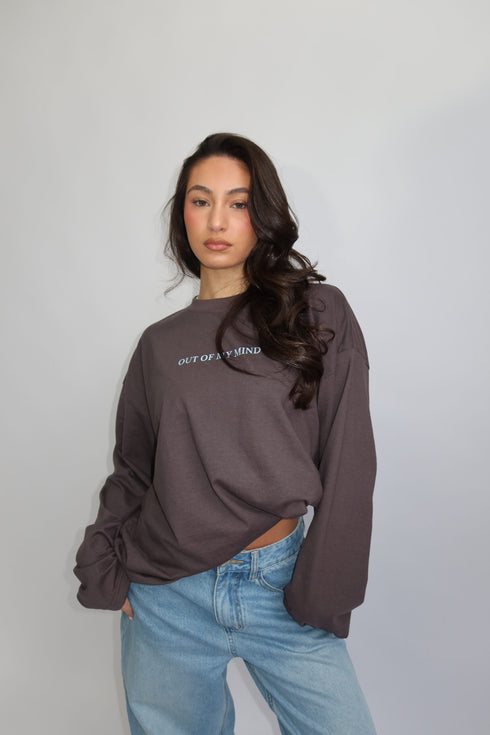 Priority ‘mind’ longsleeve grey