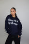priority getting fly zip hoodie navy