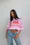 priority CEO tee pink
