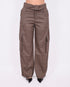foldover checkered cargo pants