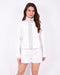 Polkadot set white