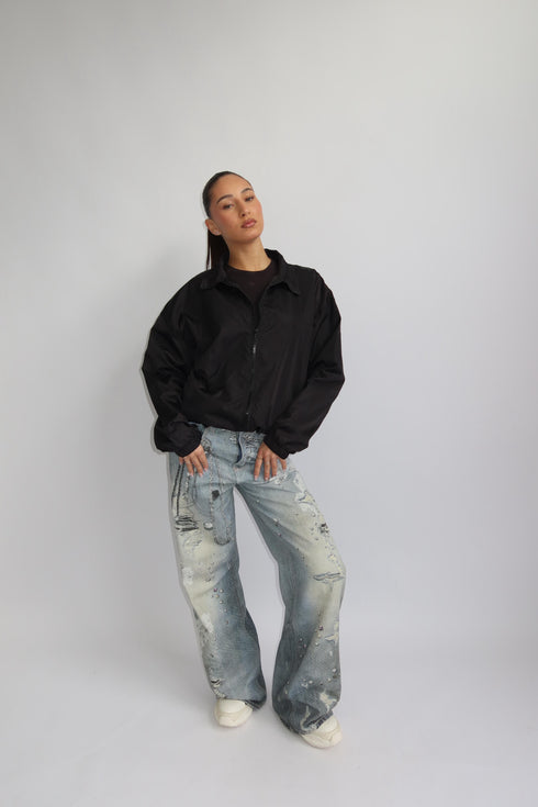 priority work from home windjacket black