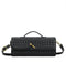 Gevlochten pu clutch black