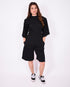 Lounge jort set black