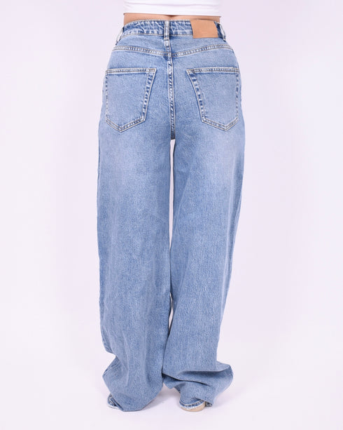 baggy tall stretch jeans blue