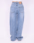 baggy tall stretch jeans blue