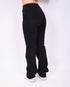 tall wide leg stretch jeans black