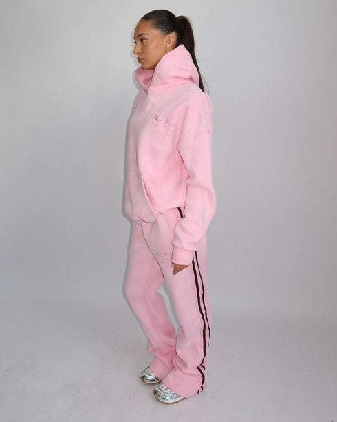 priority washed tracksuit pink
