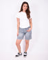 strass stretch jort medium blue