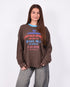 Retro Longsleeve Brown