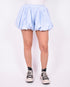 balloon short light blue
