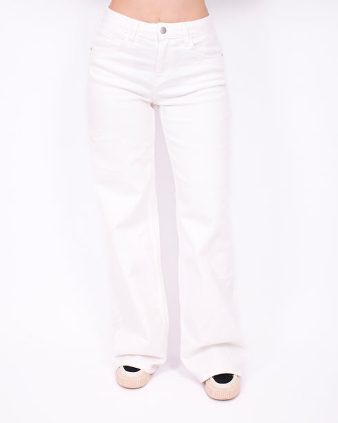 tall wide leg stretch jeans white