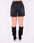 Liva stretch short black