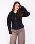 Jessy zip Cardigan black