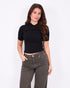 ivy cross top black