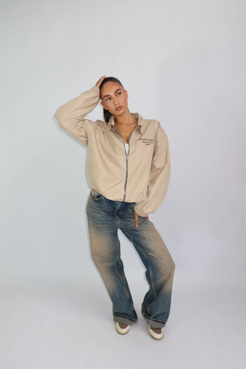 priority jeans windjacket sand