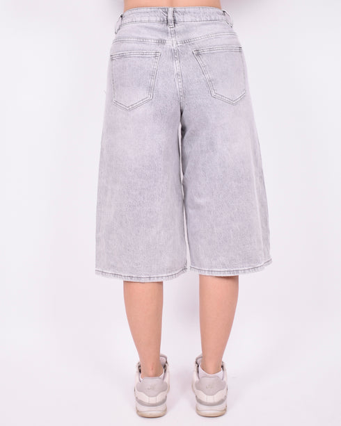 Stretch jort grey