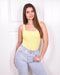Basic tank top yellow