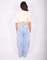 Corset tee yellow