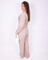 boss babe suit taupe
