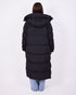 maxi puffer coat black