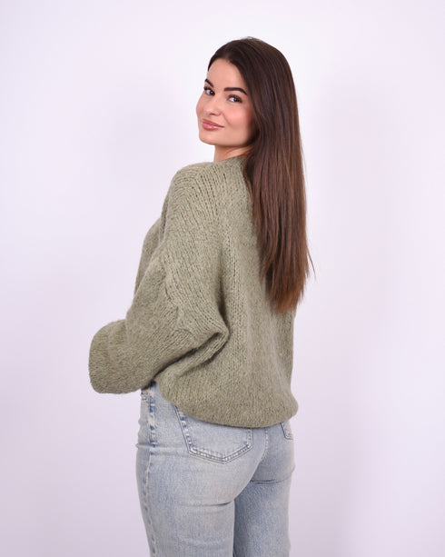 Kiki sweater army green
