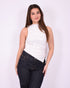lindy sequin top white