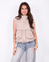 cargo gilet beige
