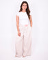 Liva linnen pantalon beige