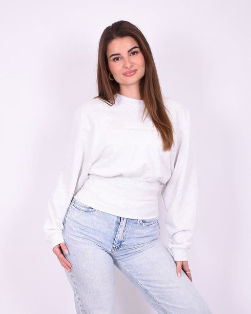 redefined snatch sweater light grey