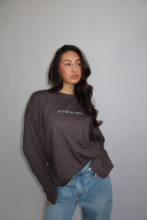 Priority ‘mind’ longsleeve grey
