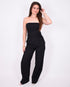 linnen two piece black