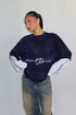 Priority prints longsleeve navy