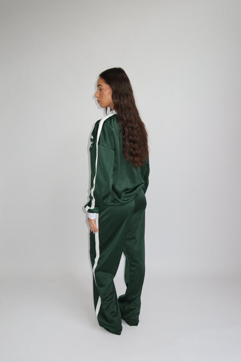 priority stripe tracksuit green
