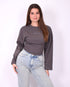 Redefined snatch long sleeve grey